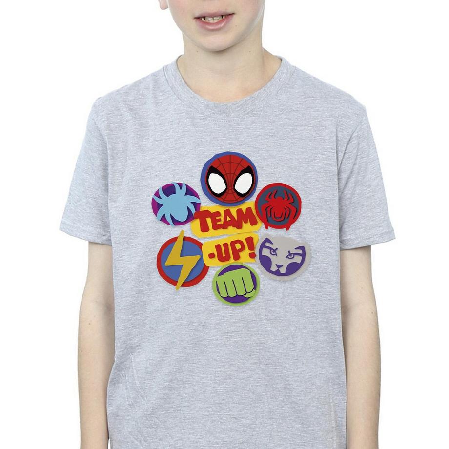 MARVEL  Spidey And His Amazing Friends Up Maglietta 