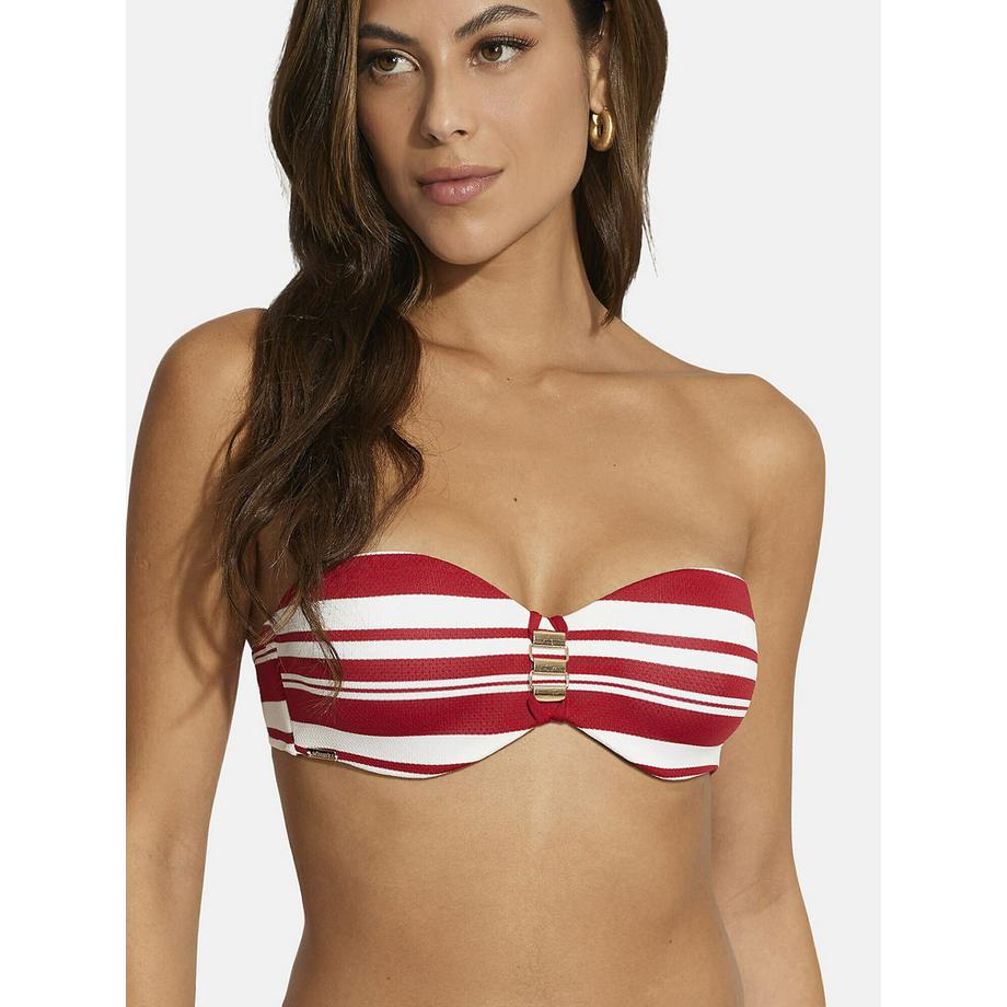 Bandeau-Badeanzug-Oberteil Mykonos