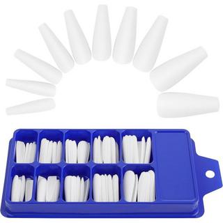 B2X  Tips d'ongles blancs - acrylique - 100 pcs 