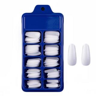 B2X  Tips d'ongles blancs - acrylique - 100 pcs 