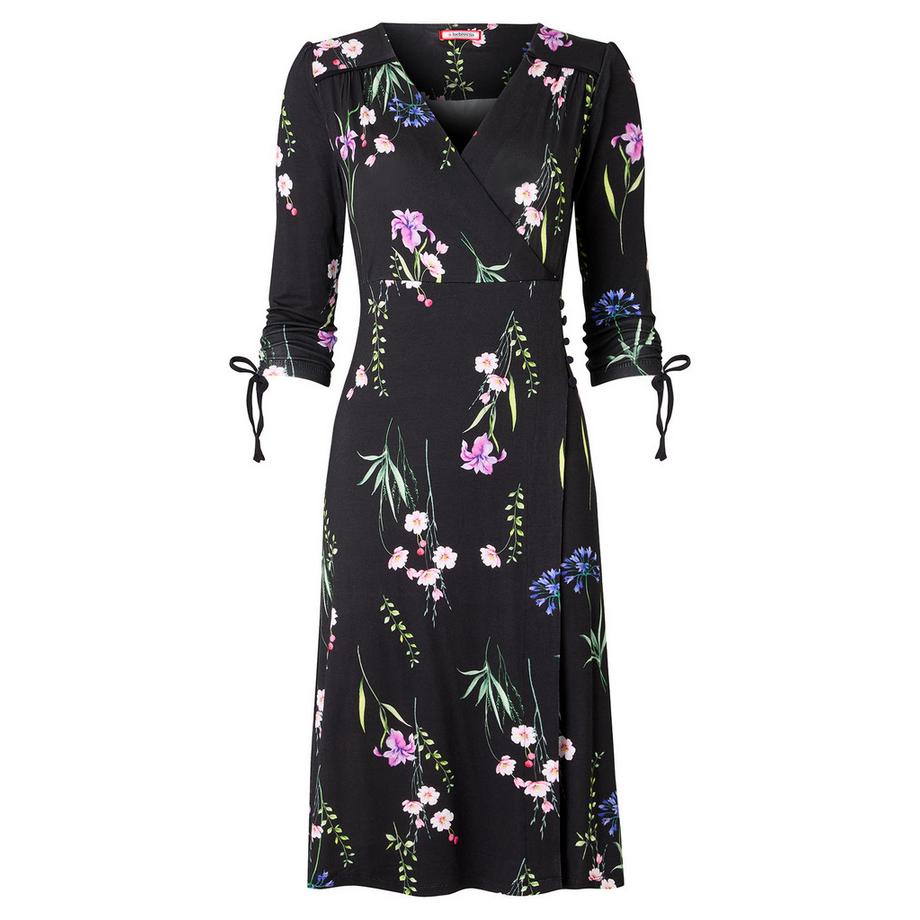 Joe Browns Robe en Jersey à Col V Fleurs Tombantes  