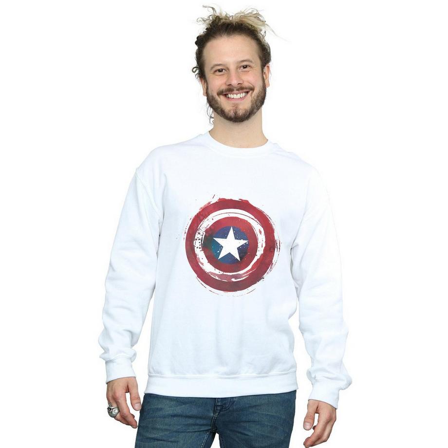 MARVEL Captain America Shield Grafikdruck Sweatshirt  