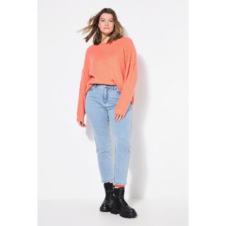 Studio Untold  Jean Mom 5 poches, délavage clair, coupe Wide 