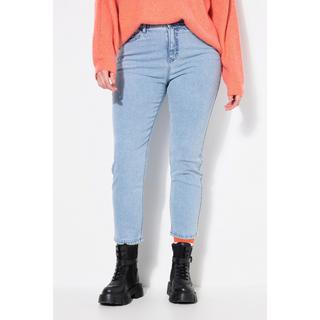 Studio Untold  Jean Mom 5 poches, délavage clair, coupe Wide 