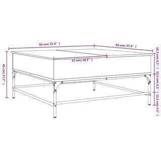 VidaXL Couchtisch metall  