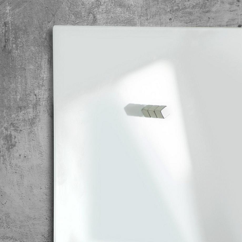 Master of Boards  Glas-Whiteboard | Sicherheitsglas | Rahmenlos | Für Zuhause oder im Büro 