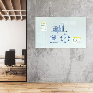 Master of Boards  Glas-Whiteboard | Sicherheitsglas | Rahmenlos | Für Zuhause oder im Büro 