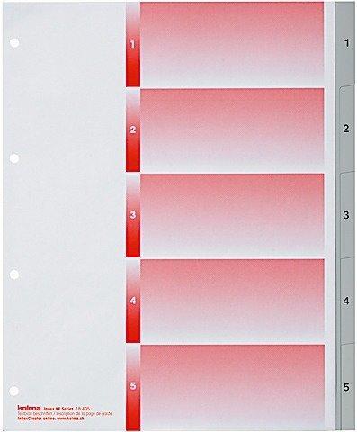 Kolma  KOLMA Register PP grau XL A4 18.405.03 1-5 