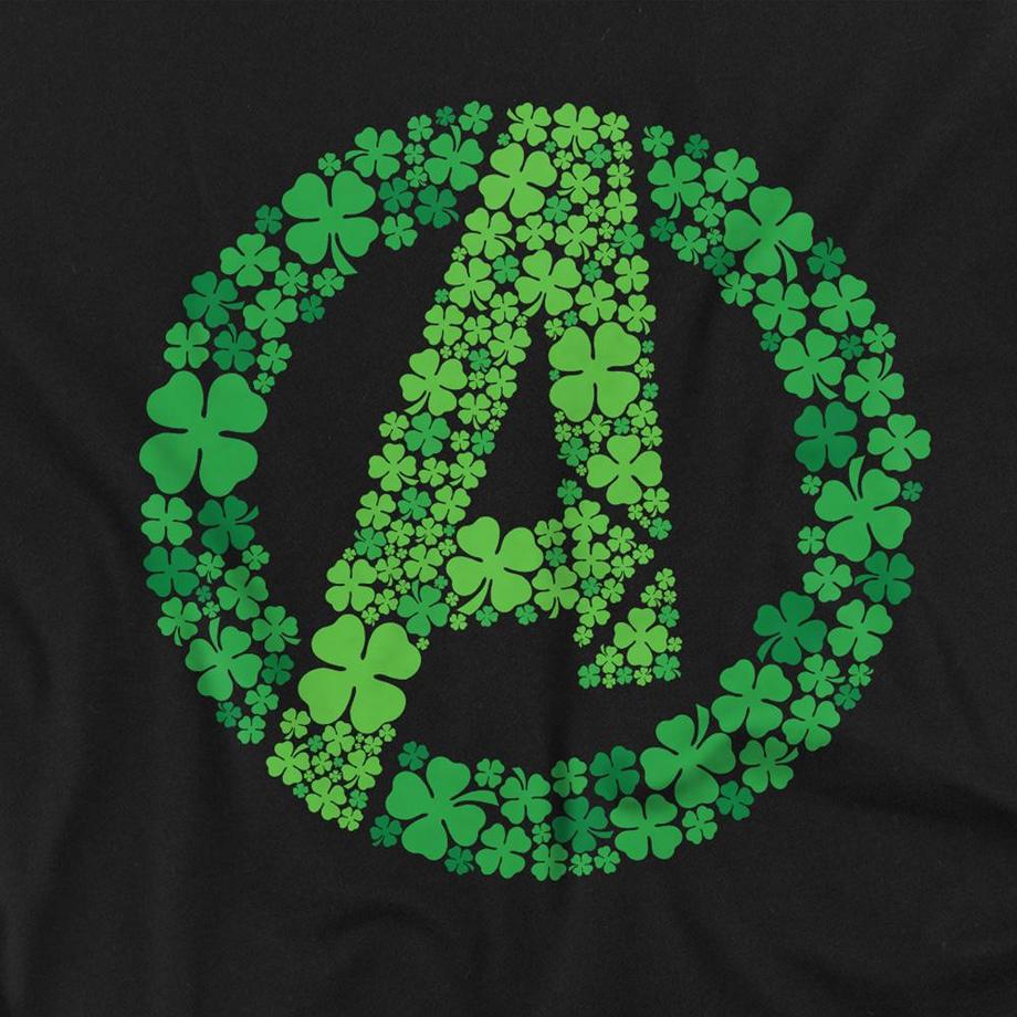 AVENGERS T-shirt maniche lunghe St Patricks Day  