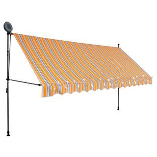 VidaXL Auvent rétractable tissu  