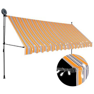 Auvent rétractable tissu