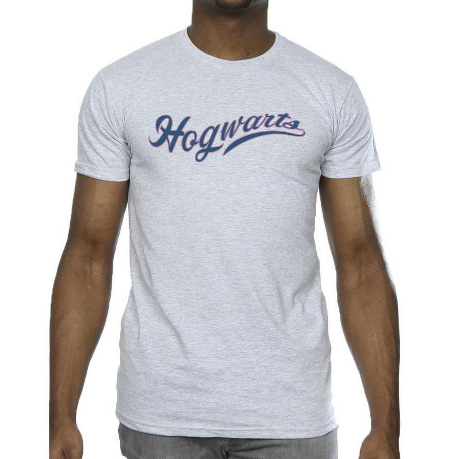 HARRY-POTTER T-shirt Logo Hogwarts Script  