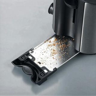 SEVERIN Tostapane Con griglia scaldabriosche integrata Acciaio inox (spazzolato), Nero  