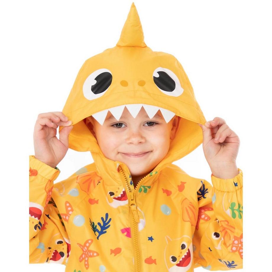 Baby Shark  Shark Regenanzug 3D Zähne 