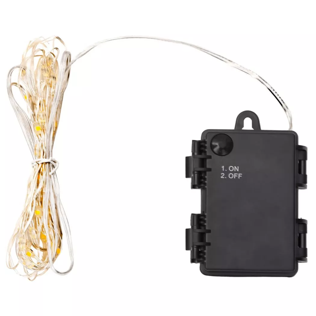 VidaXL - Led-lichterkette, One Size, Schwarz