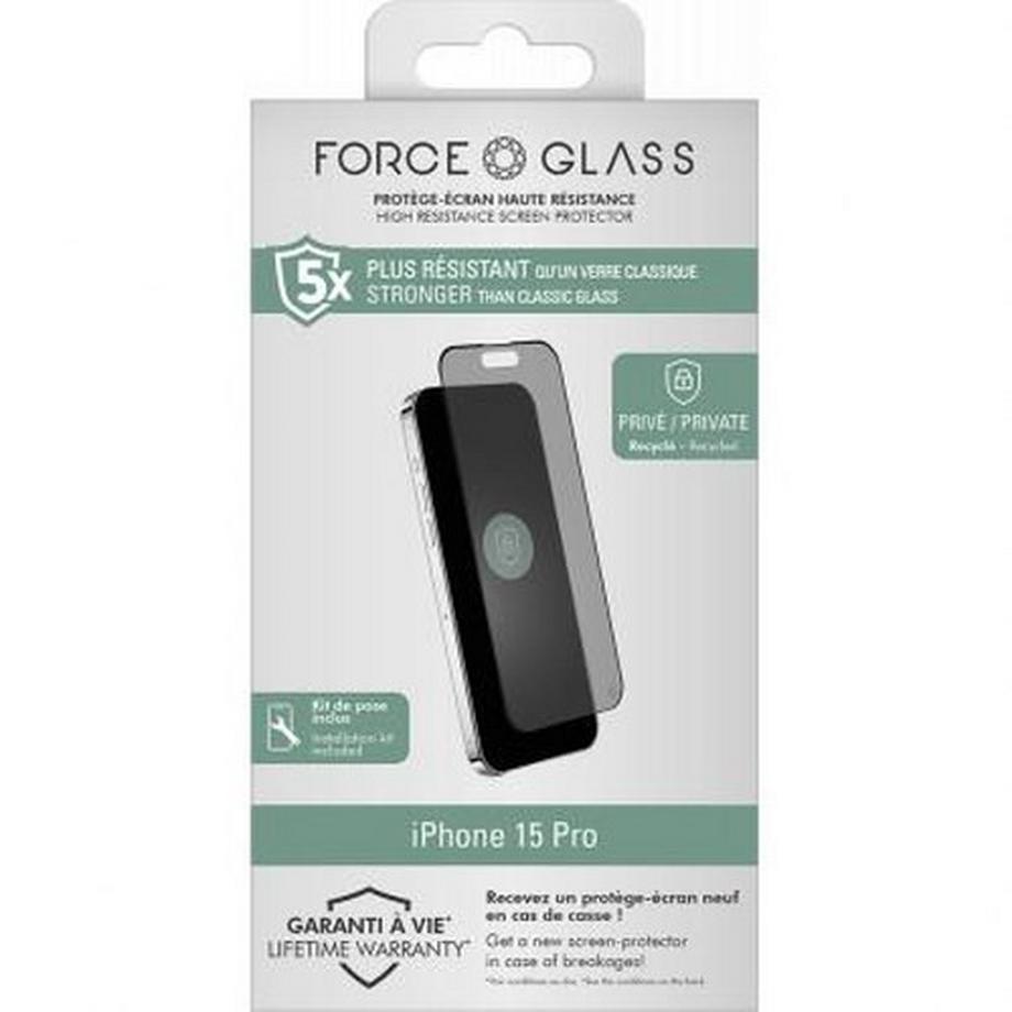 Force Power  Protection d'écran pour iPhone 15 Pro 