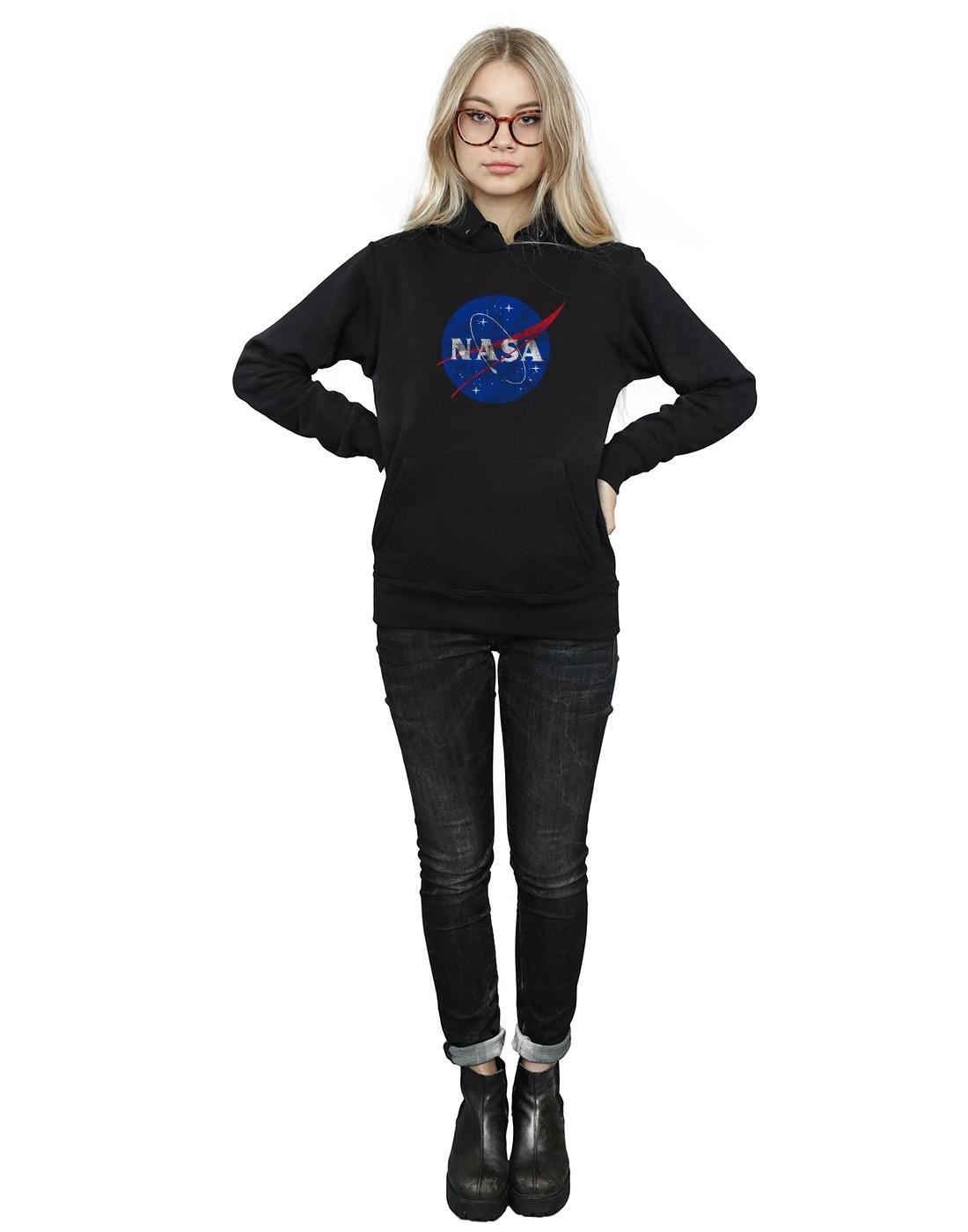 Nasa Sweat à Capuche Effet Usé  