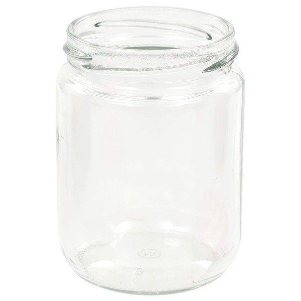 VidaXL 48 pcs pots à confiture couvercles  verre verre  
