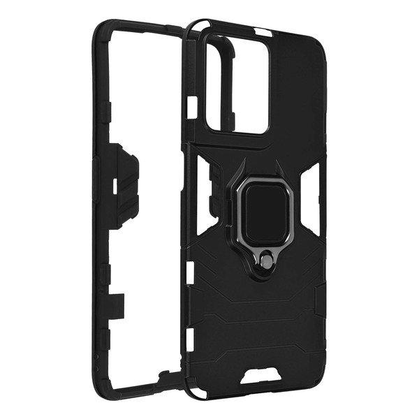 Avizar  Cover con Anello Oppo Reno 8 5G Nera 