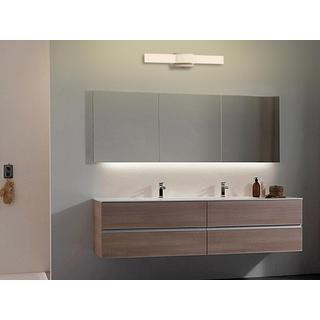 Vente-unique Applique de salle de bain LED en métal - L. 30 cm - Doré - HORSHAM  