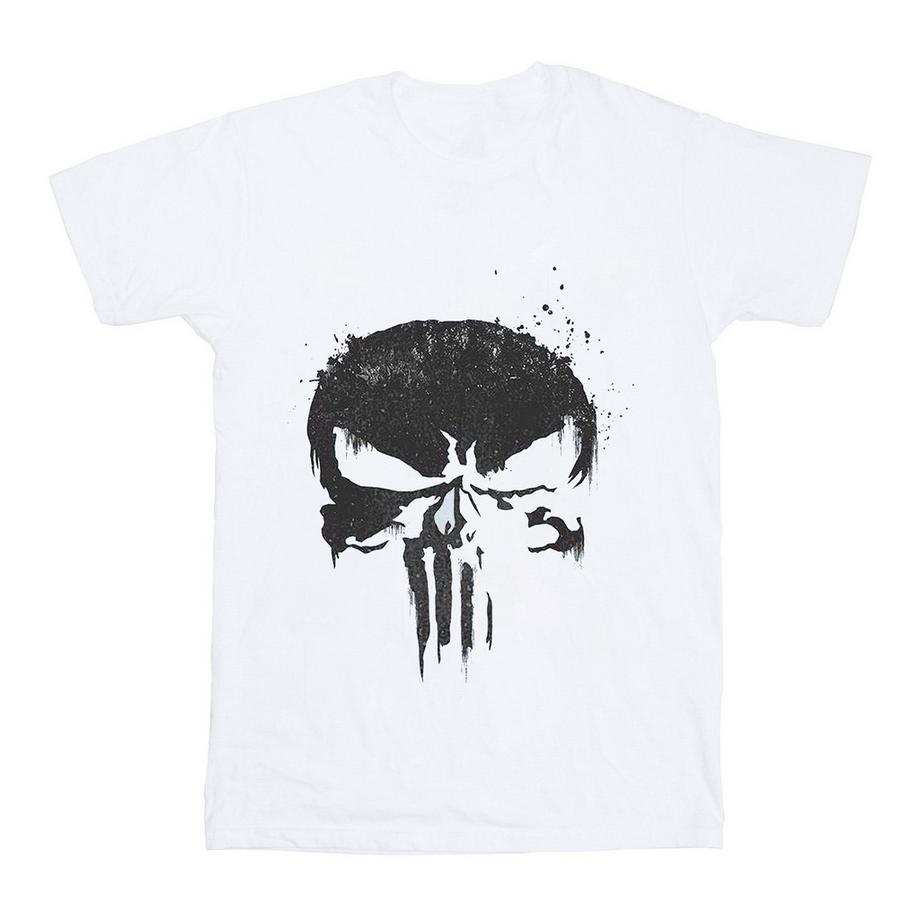 The Punisher Tv Skull Logo T-Shirt