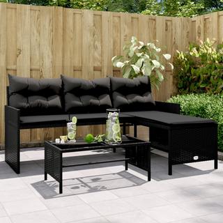 VidaXL Gartensofa poly-rattan  