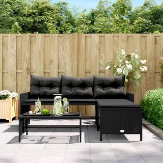 VidaXL Canapé de jardin rotin synthétique  