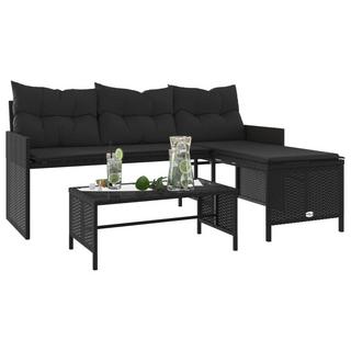 VidaXL Gartensofa poly-rattan  