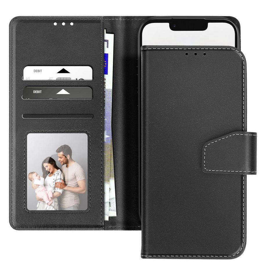 Avizar  Leder Etui iPhone 16e Portemonnaie 