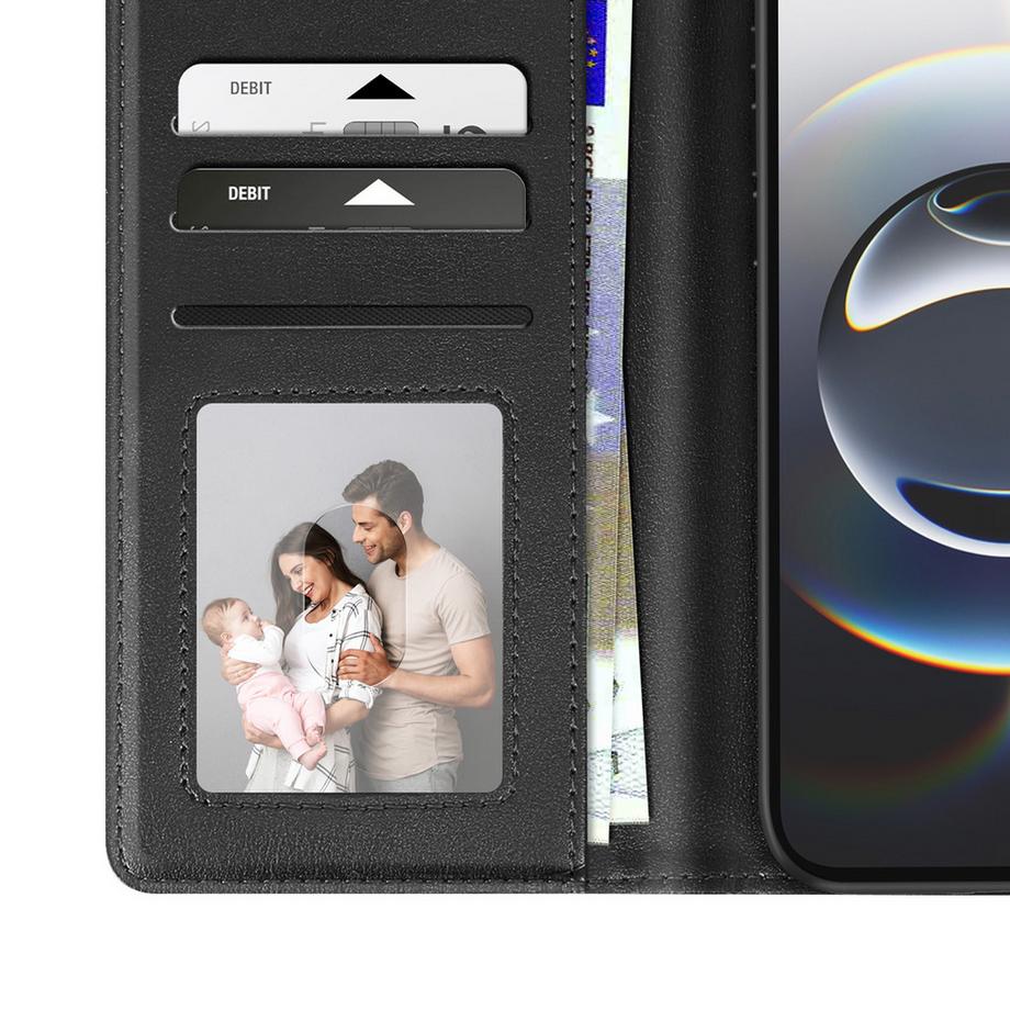 Avizar  Leder Etui iPhone 16e Portemonnaie 