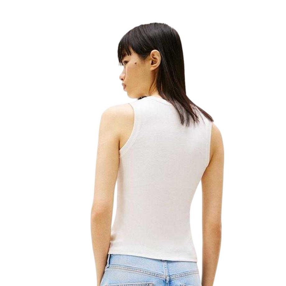 TOMMY JEANS Ärmelloses Rippstrick-Oberteil  