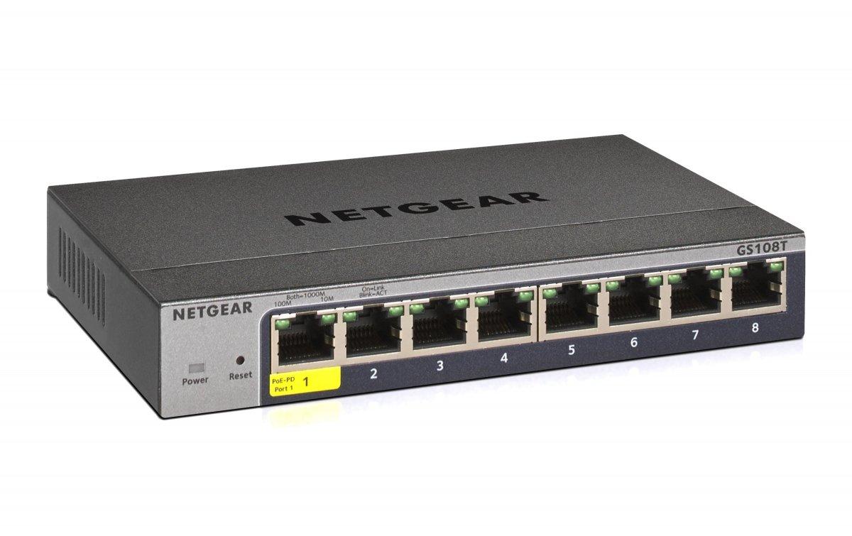 NETGEAR  Netgear Switch GS108Tv3 8 Port 