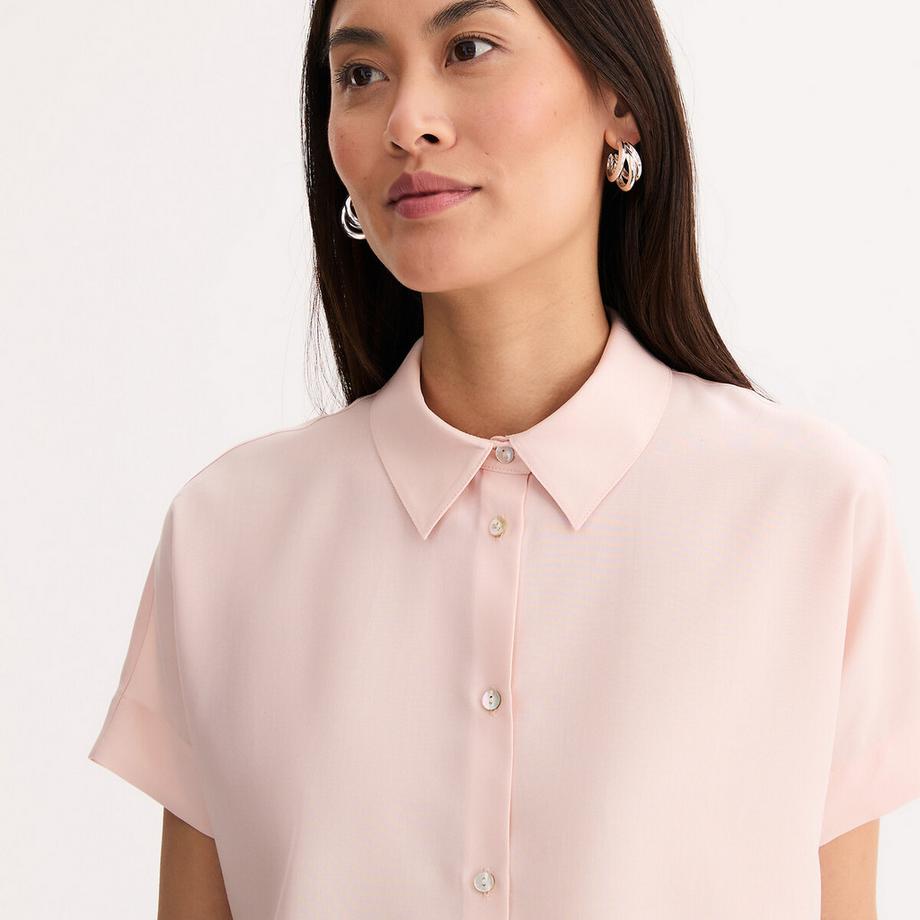 La Redoute Collections Camicia Maniche Corte Lyocell  