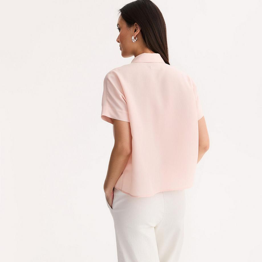 La Redoute Collections Camicia Maniche Corte Lyocell  