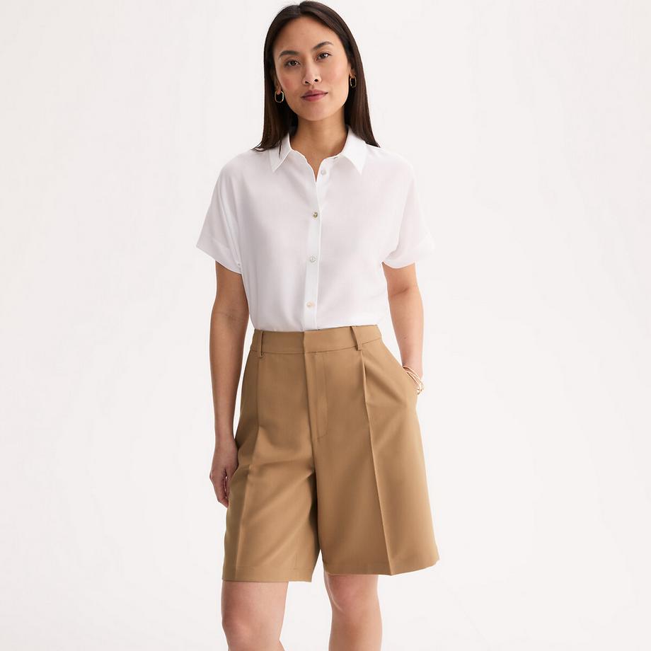 La Redoute Collections Camicia Maniche Corte Lyocell  