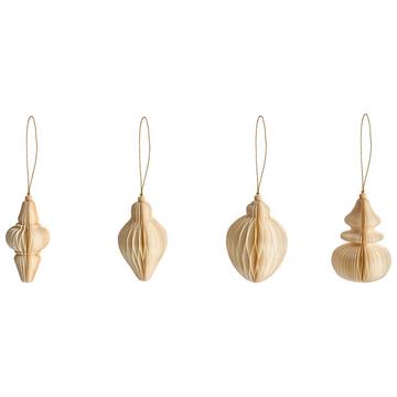 Weihnachtsbaumschmuck 20er Set aus Papier Klassisch ALTAELVA