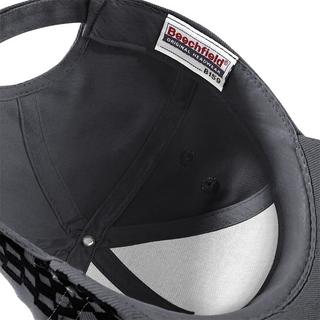 Beechfield Cappellino da Baseball Grand Prix a Quadri  