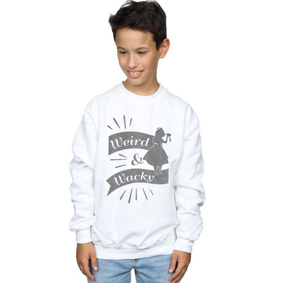 Disney  Alice In Wonderland Weird And Wacky Sweatshirt 