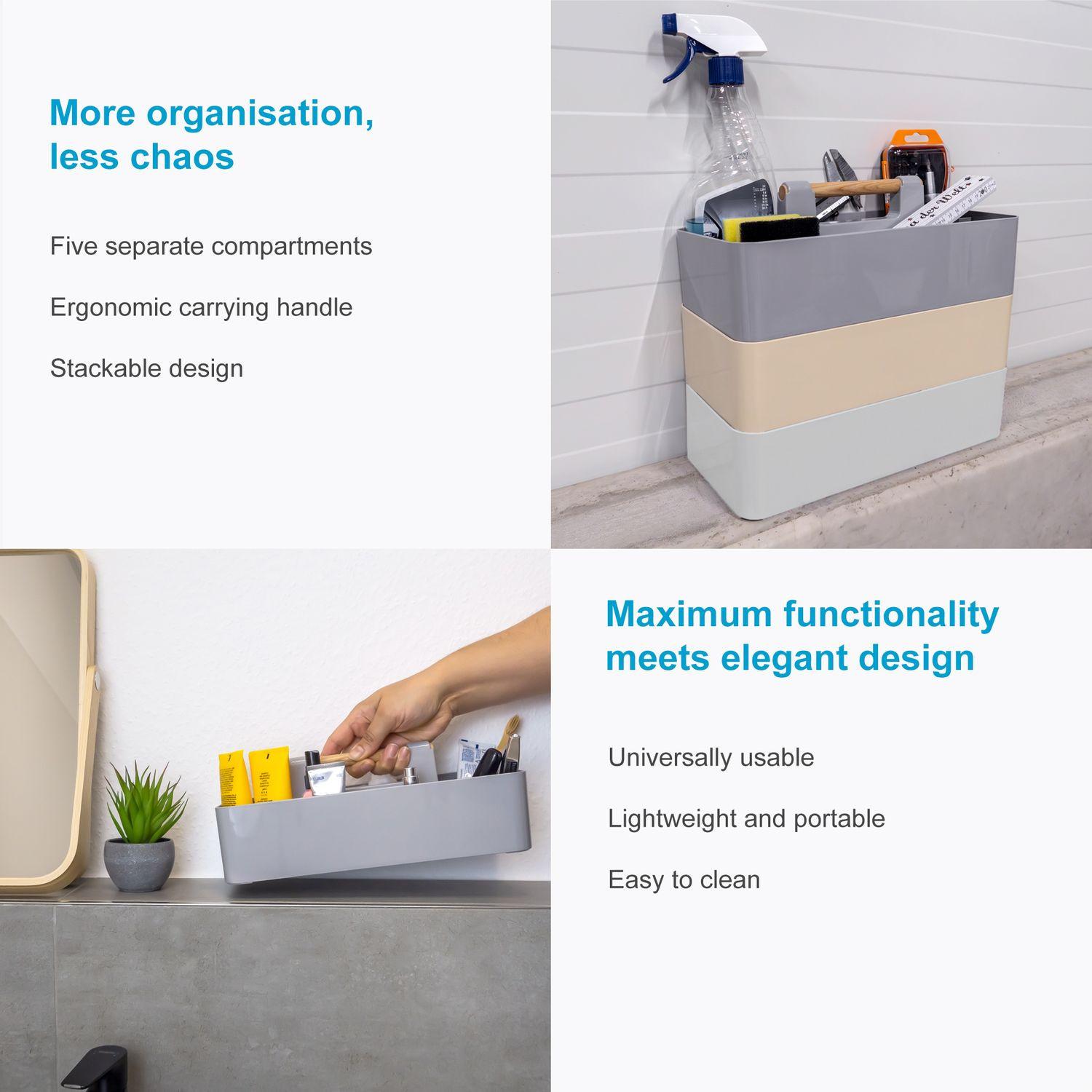 Intirilife Organizer Caddy mit Griff  