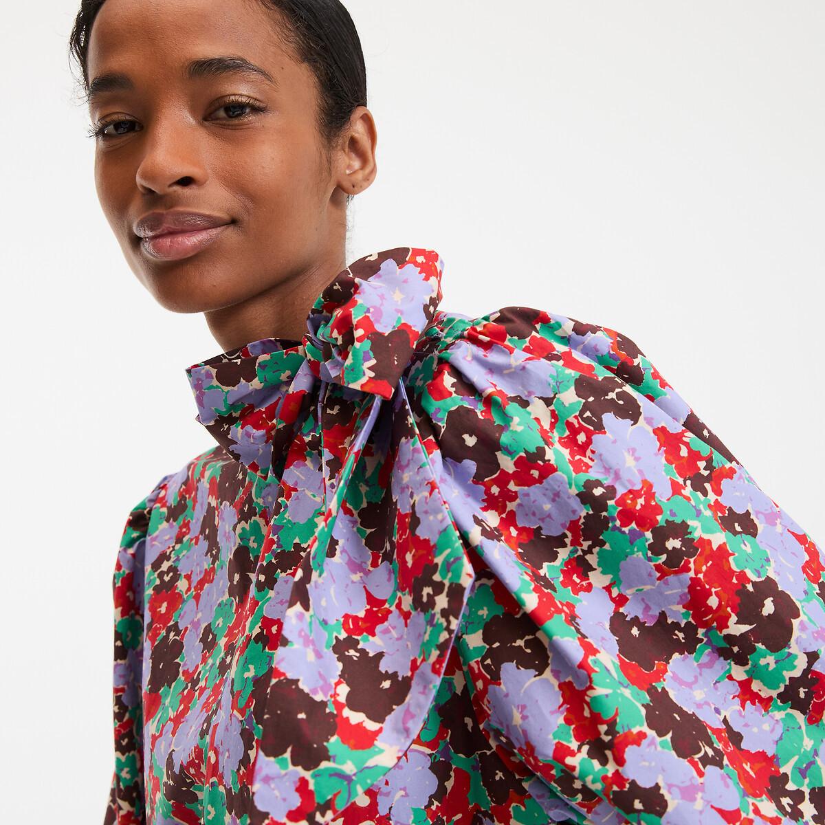 La Redoute Collections Blumendruck Lavallière Bluse  