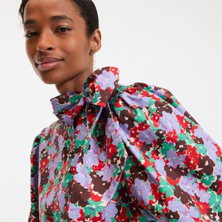 La Redoute Collections Blumendruck Lavallière Bluse  