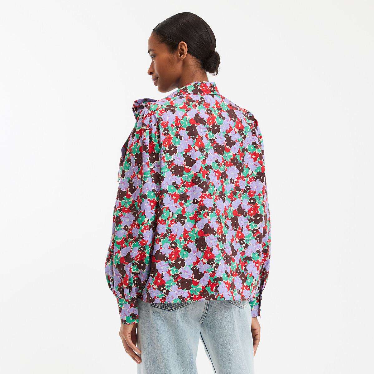 La Redoute Collections Blumendruck Lavallière Bluse  