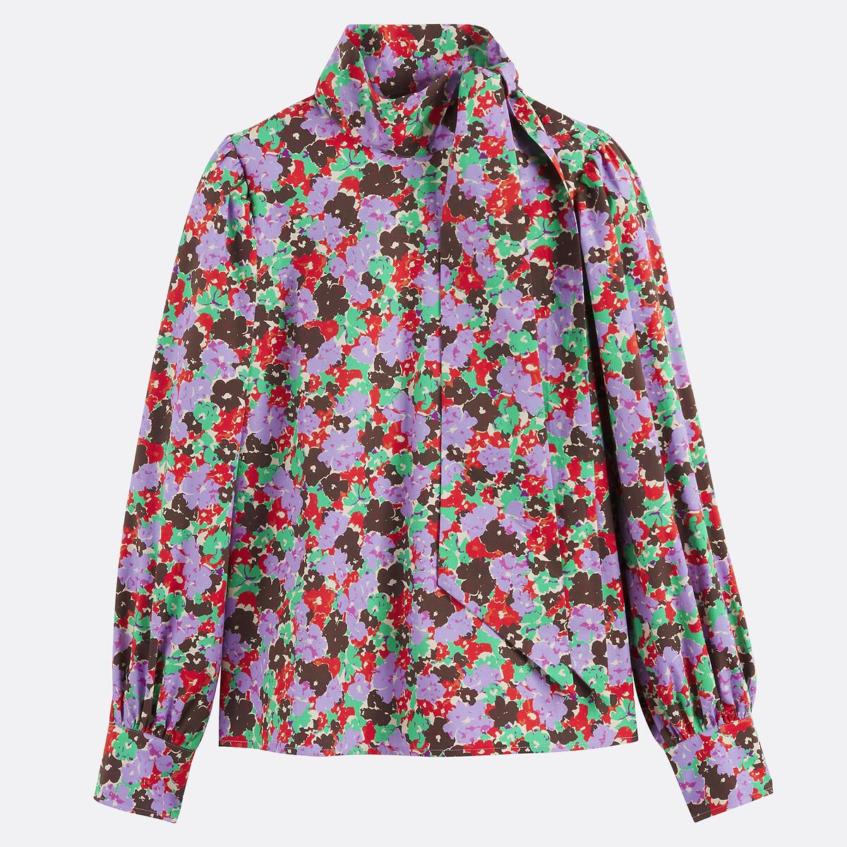 La Redoute Collections Blumendruck Lavallière Bluse  