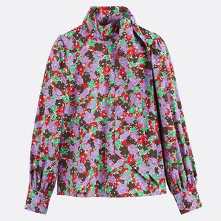 La Redoute Collections Blumendruck Lavallière Bluse  