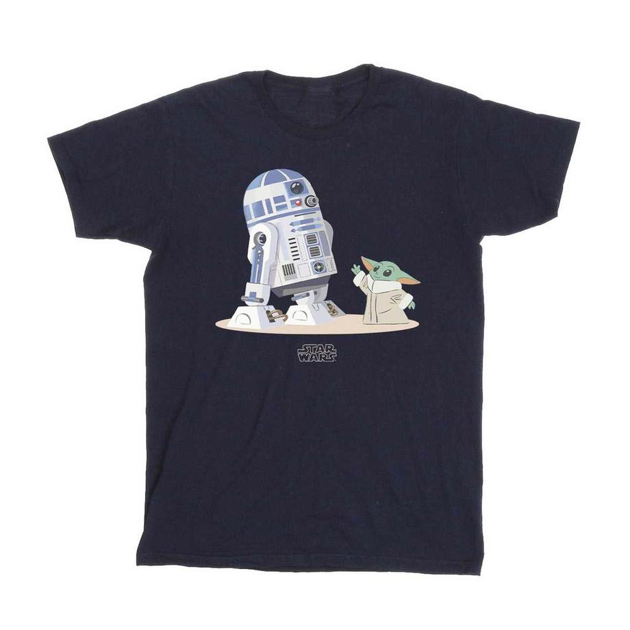 The Mandalorian Maglietta R2d2 E Grogu Ragazze