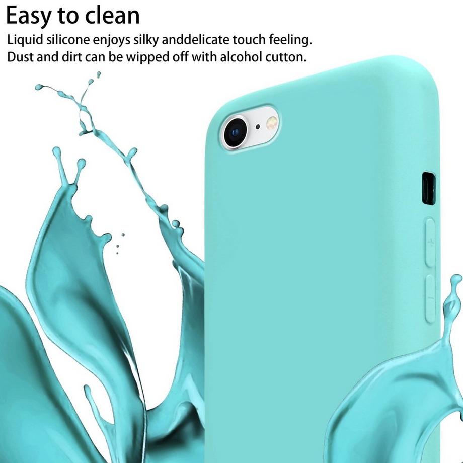 Cadorabo  Handy Kette für Apple iPhone 7  7S  8  SE 2020 Silikon Schutzhülle 