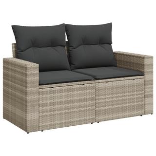 VidaXL set divano da giardino Polirattan  