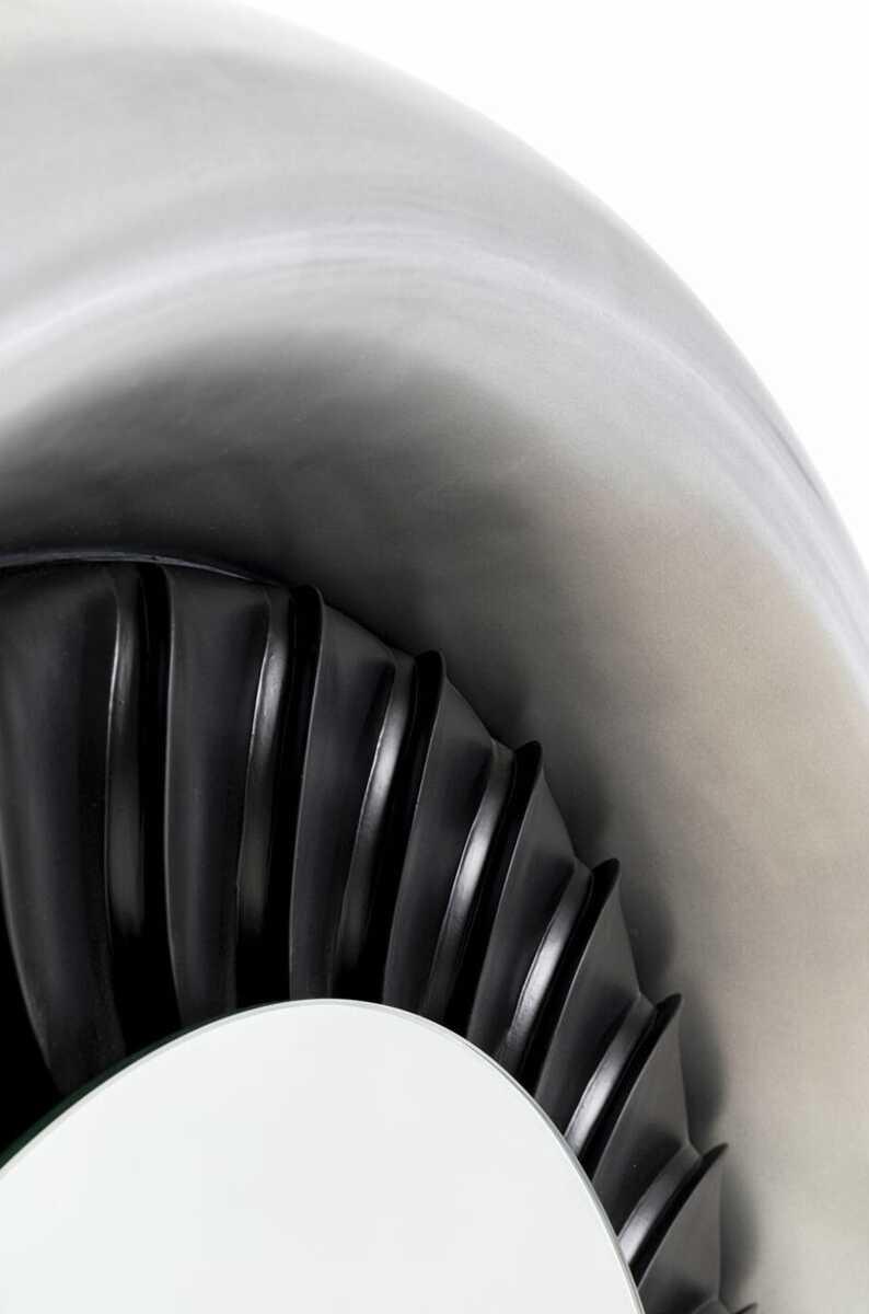 KARE Design Specchio da parete Jet rotondo 119  