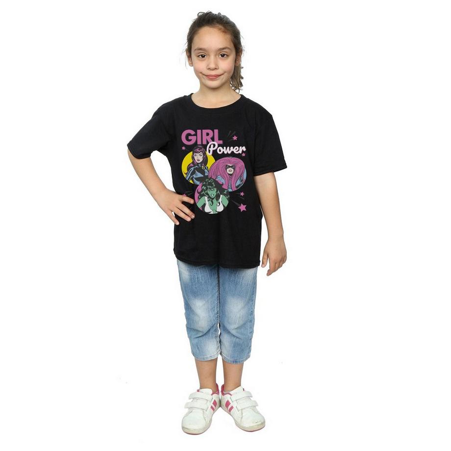 Marvel Comics  Girl Power Maglietta Ragazze 