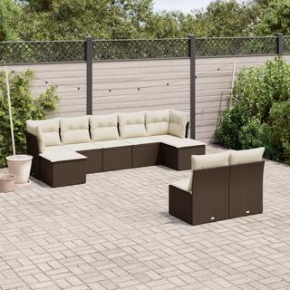 VidaXL Garten sofagarnitur poly-rattan  